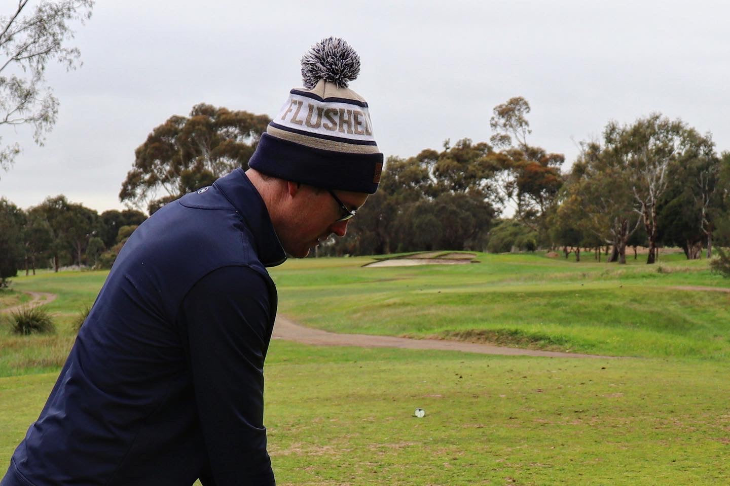 Beanie Navy/Sand