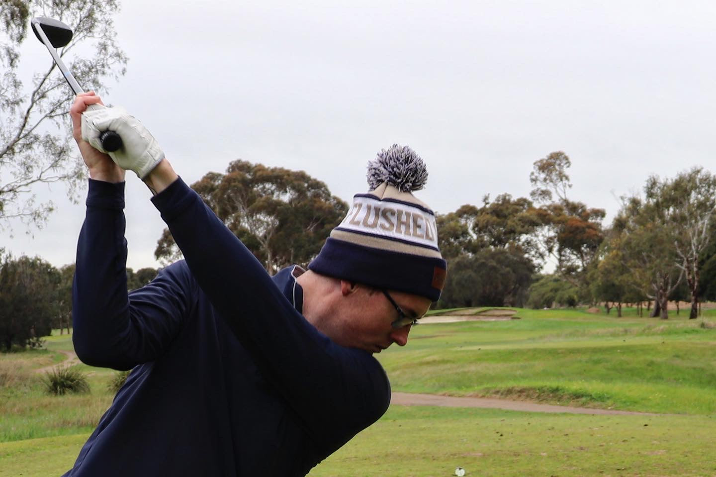 Beanie Navy/Sand