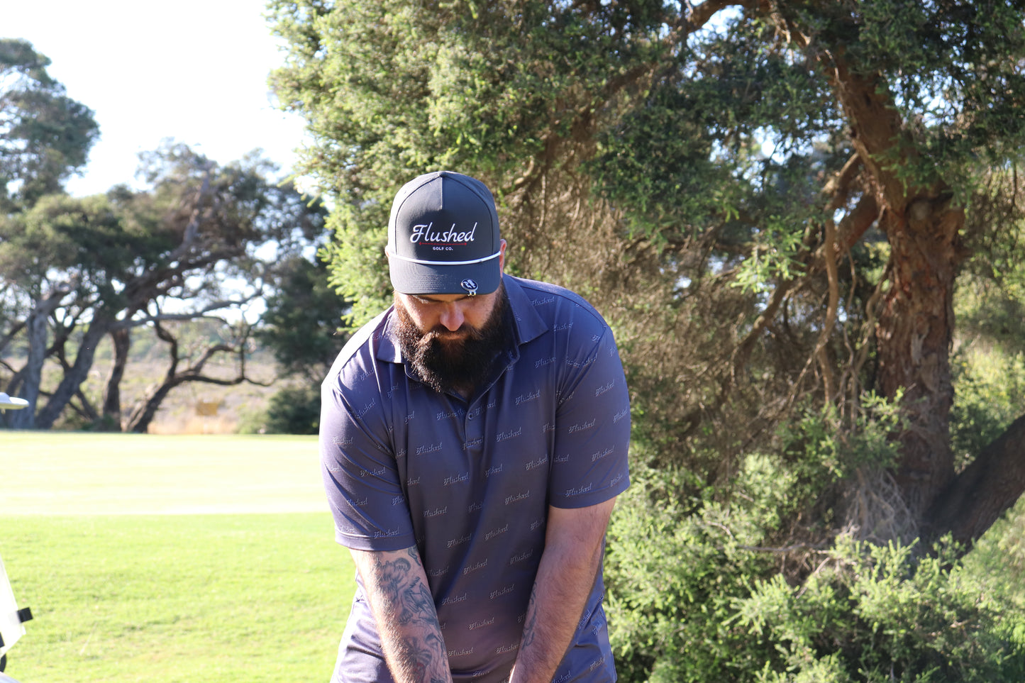 Dark Grey Logo Hat (White Rope)