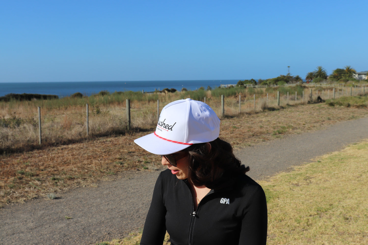 White Logo Rope Hat (Red/White Rope)