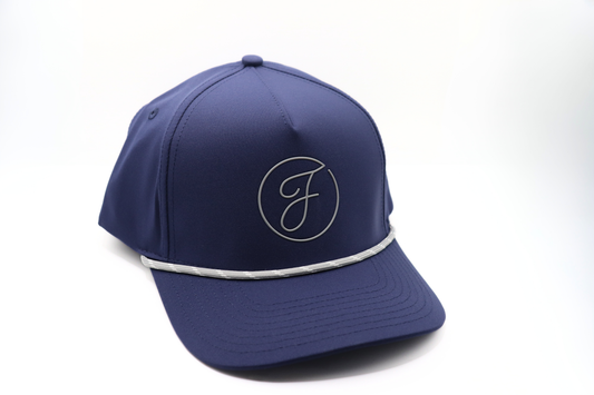 Flushed Monogram Navy Hat